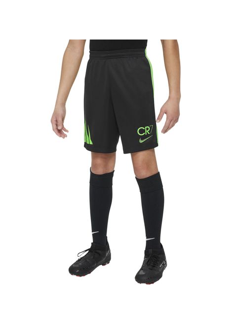 Calção Nike Cr7 Academy 23 Infantil - Preto/Verde