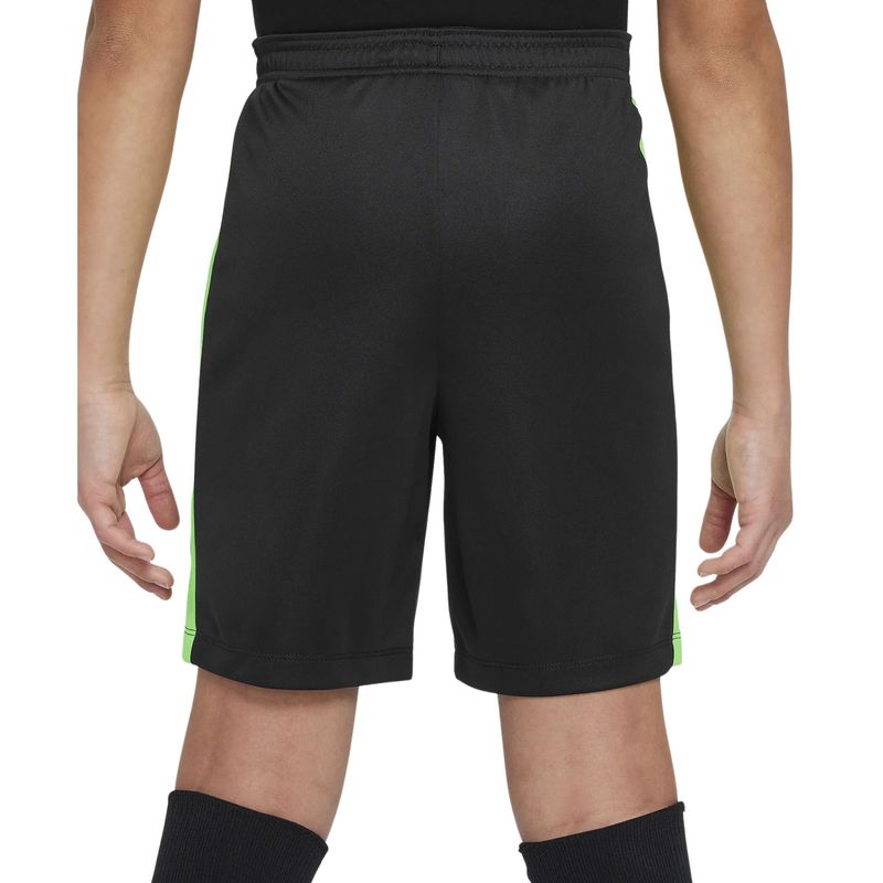 Calção Nike Cr7 Academy 23 Infantil - Preto/Verde