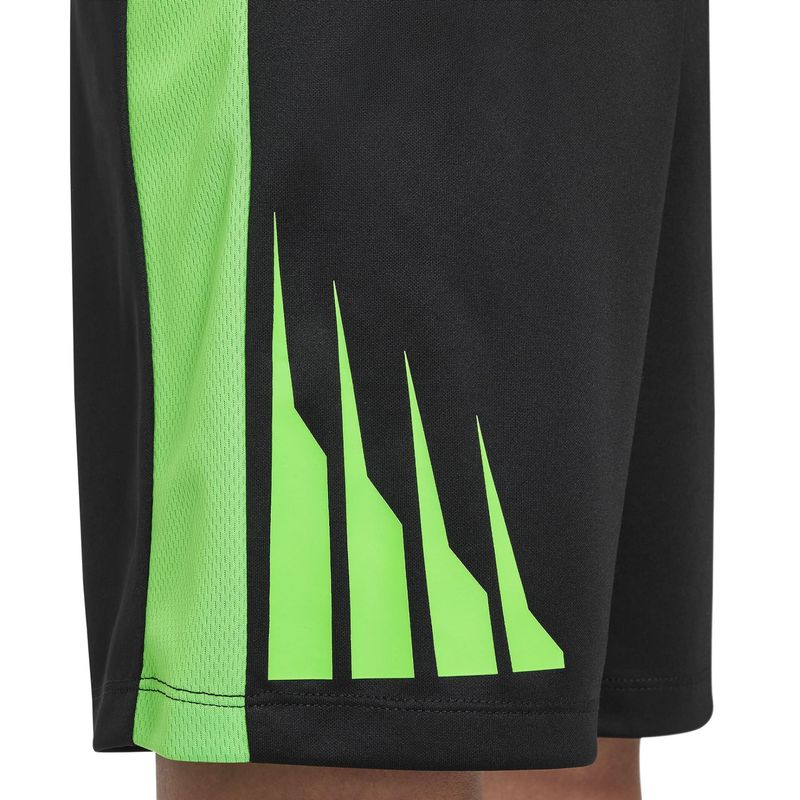 Calção Nike Cr7 Academy 23 Infantil - Preto/Verde