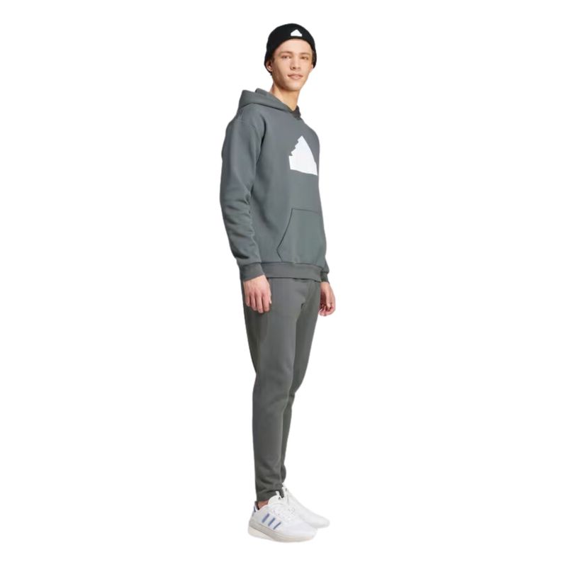 Blusao-Com-Capuz-Adidas-Future-Icons-Badge-Of-Sport-Masculino---Cinza
