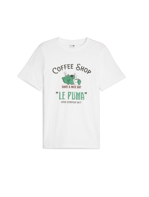 Camiseta Puma Graphics Le Masculina - Branca