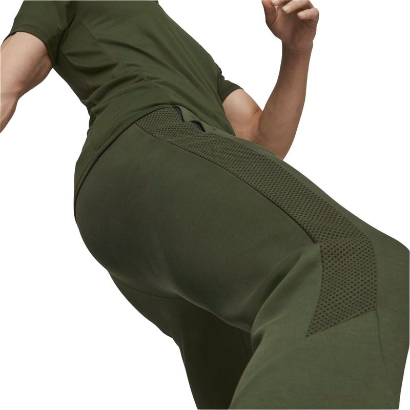 Calca-De-Moletom-Puma-Evostripe-Masculina---Verde-Musgo