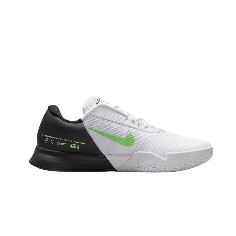 Tenis-Nike-Court-Air-Zoom-Vapor-Pro-2-Masculino---Branco-Verde