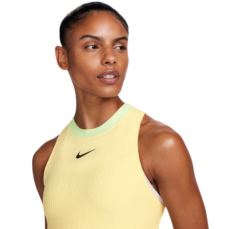 Regata Nike Court Slam Tank Feminina - Amarela