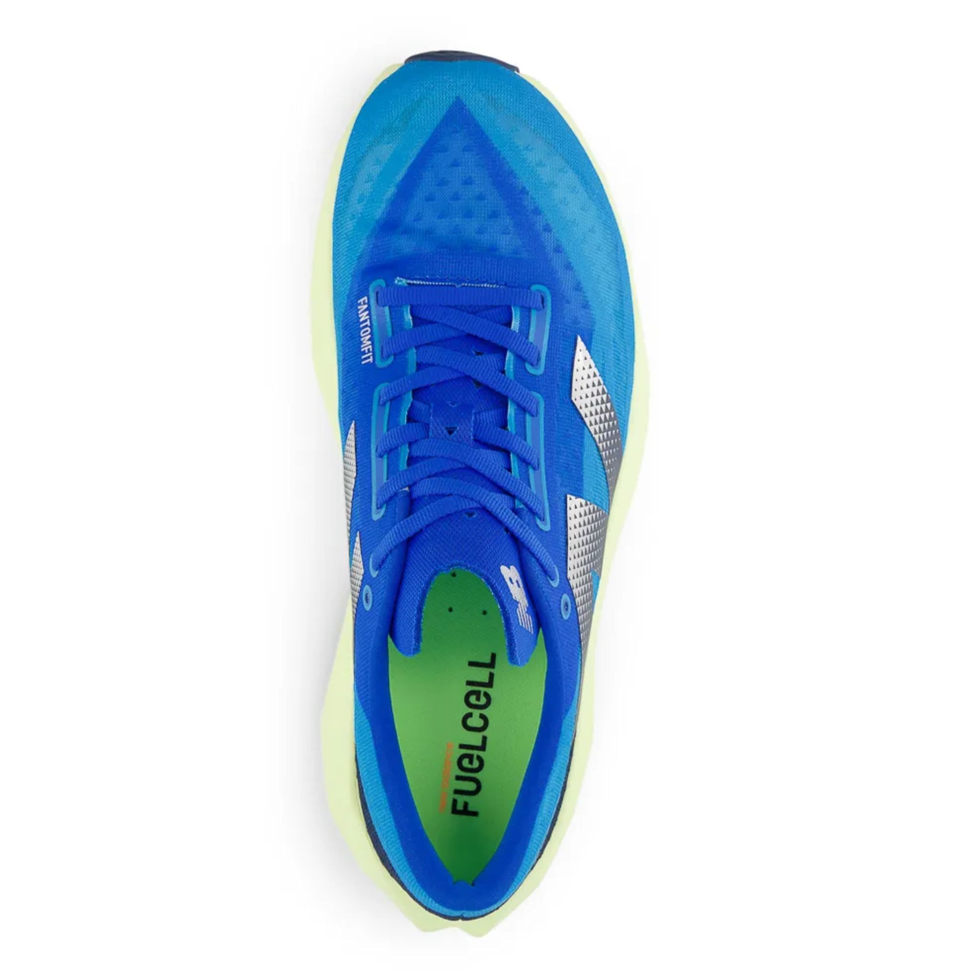 tênis new balance fuelcell rebel v4 masculino azul verde