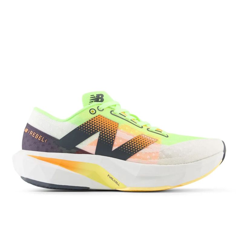 Tênis New Balance Fuelcell Rebel V4 Masculino Branco/Verde Bayard
