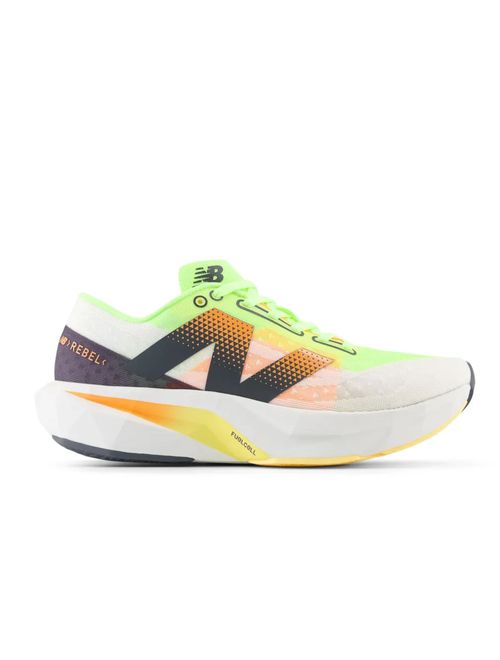 Tênis New Balance Fuelcell Rebel V4 Feminino - Branco/Verde