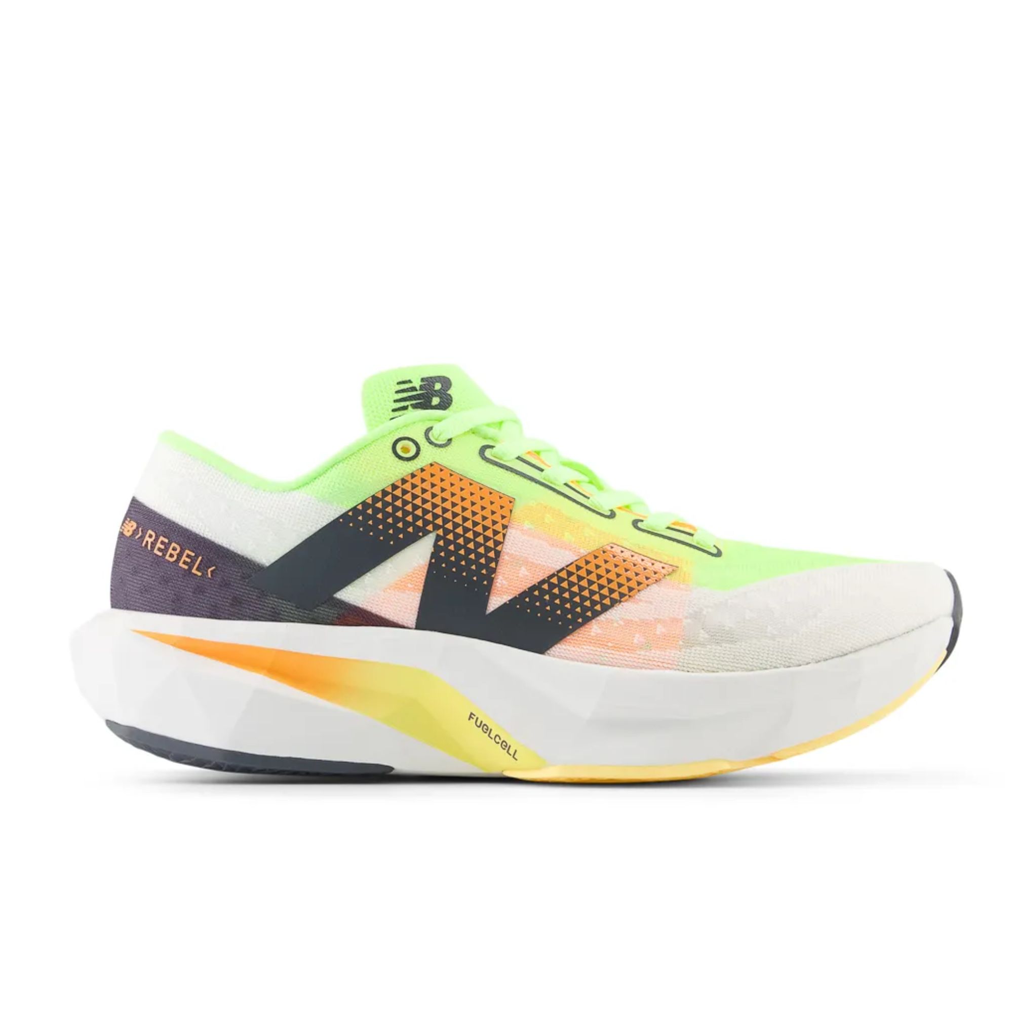 Tênis New Balance Fuelcell Rebel V4 Feminino - Branco/Verde
