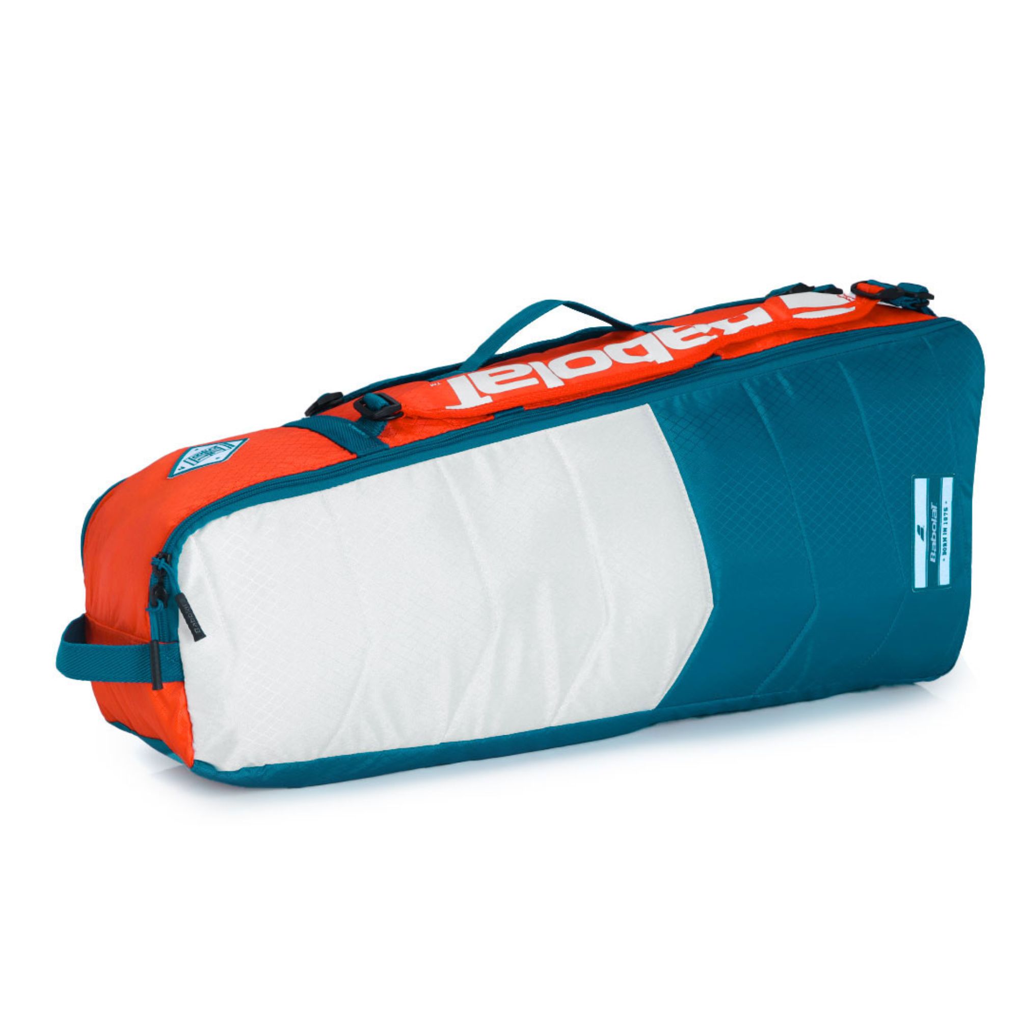 Raqueteira babolat evo x6 azul/vermelha