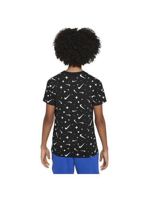 Camiseta Nike Sportswear Nsw Boxy 2 Infantil - Preto