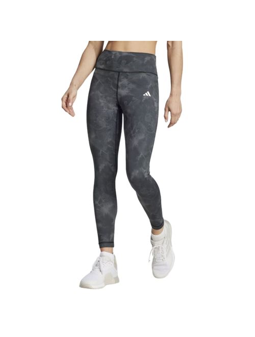 Calça Legging Adidas Aop Flower L Feminina - Cinza
