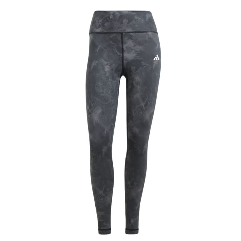 Calça Legging Adidas Aop Flower L Feminina - Cinza