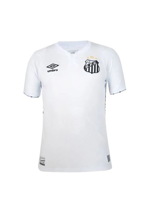 Camisa Santos I 2024 Umbro Torcedor S/N Masculina - Branca