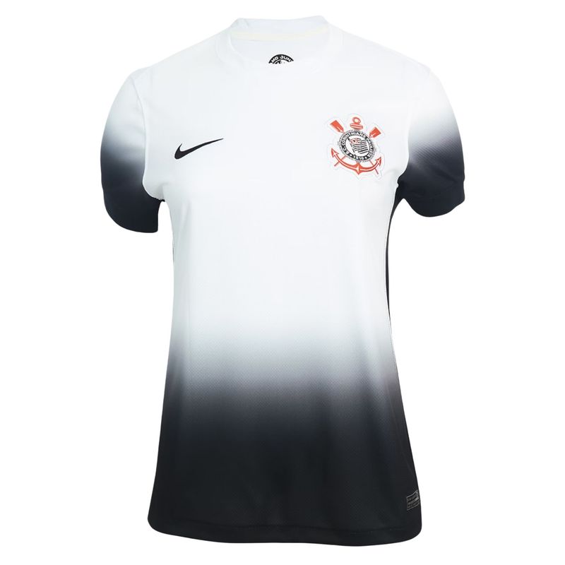Camisa-Corinthians-I-2024-25-Nike-Torcedora-Pro-Feminina---Branca-Preta