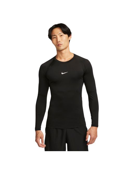 Camiseta Manga Longa Nike Dri-Fit Tight Masculina - Preta