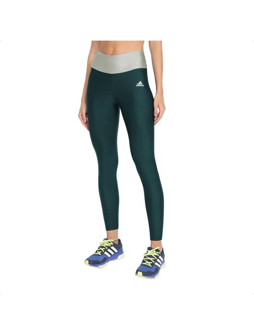Calça Legging Adidas Latin Fit Colorblock Feminina - Marinho