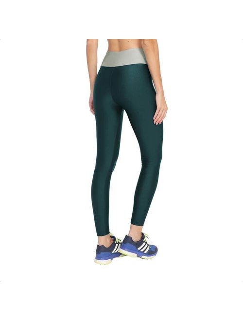 Calça Legging Adidas Latin Fit Colorblock Feminina - Marinho
