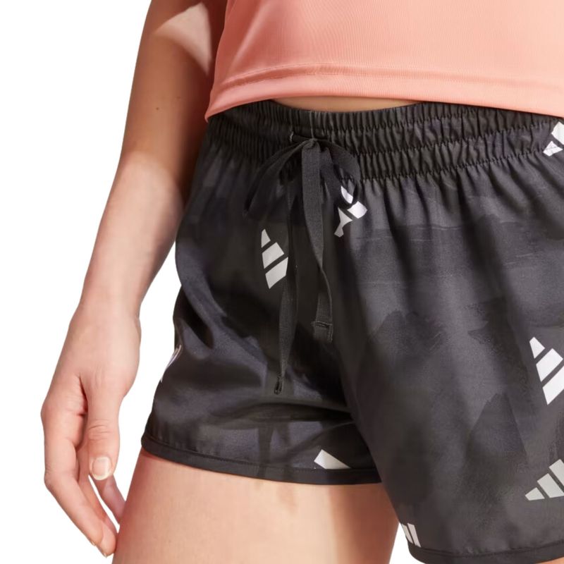 Shorts Adidas Run It Brand Love Feminino - Preto