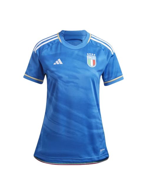 Camisa Itália I 2022/23 Adidas FIGC Torcedora Feminina - Azul