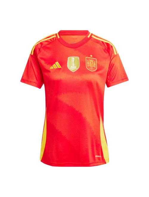 Camisa Espanha I 2024/25 Adidas Torcedora RFEF Feminina - Vermelha