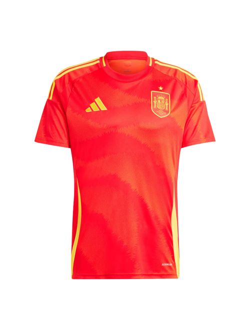 Camisa Espanha I 2024/25 Adidas Torcedor RFEF Masculina - Vermelha