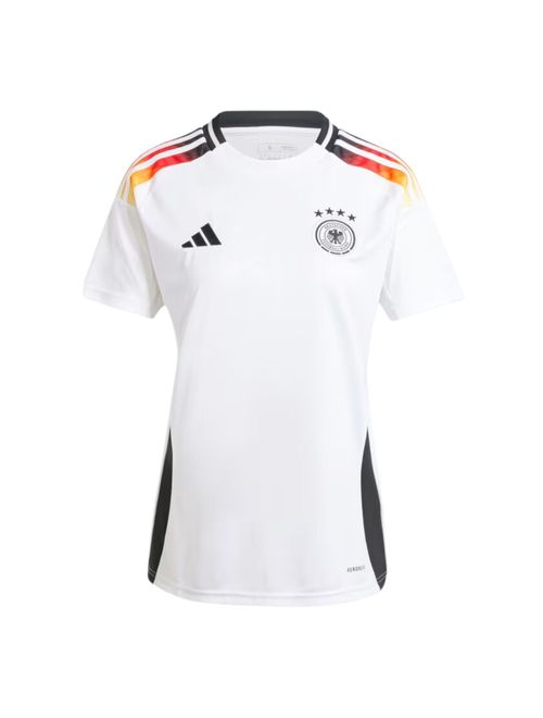 Camisa Alemanha I 2024/25 Adidas DFB Torcedora Feminina - Branca