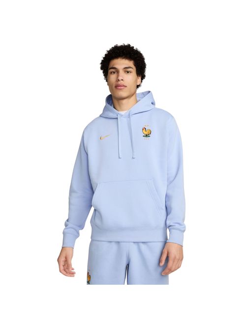 Blusão França Nike FFF Sportswear Club Fleece Masculino - Azul