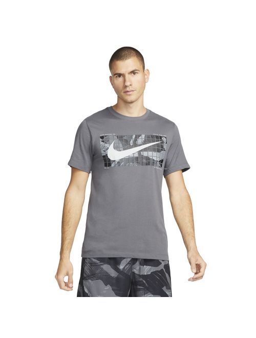 Camiseta Nike Dri-Fit Tee Camo Masculina - Cinza