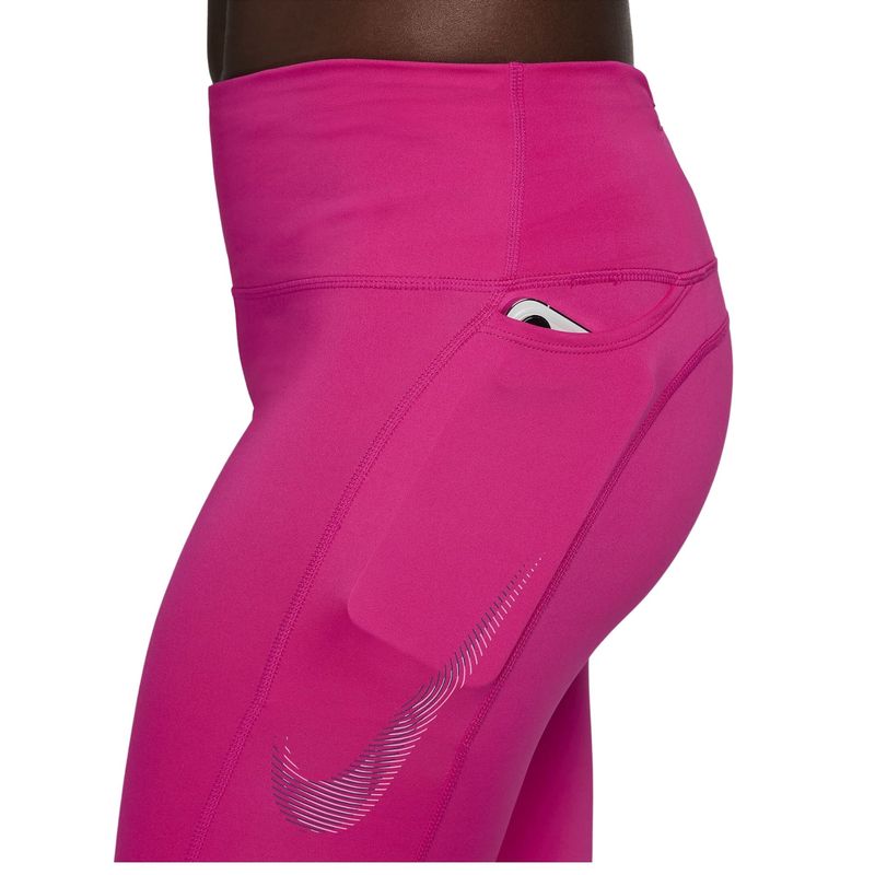 Calça Legging Nike Fast Mid-Rise 7/8 Tght Feminina - Rosa