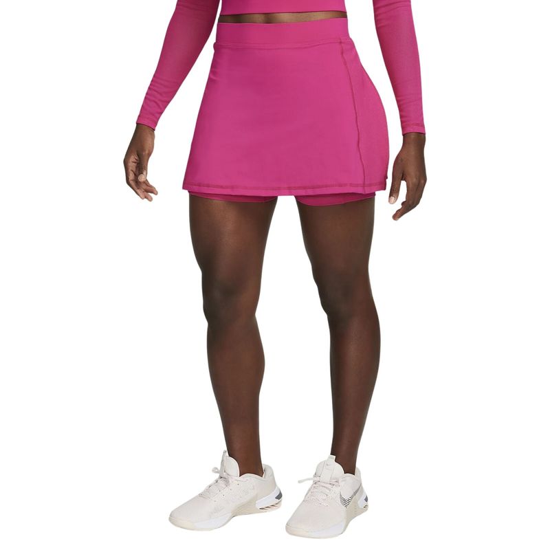 Saia Shorts Nike Pro Dri-Fit 3In Feminina - Rosa