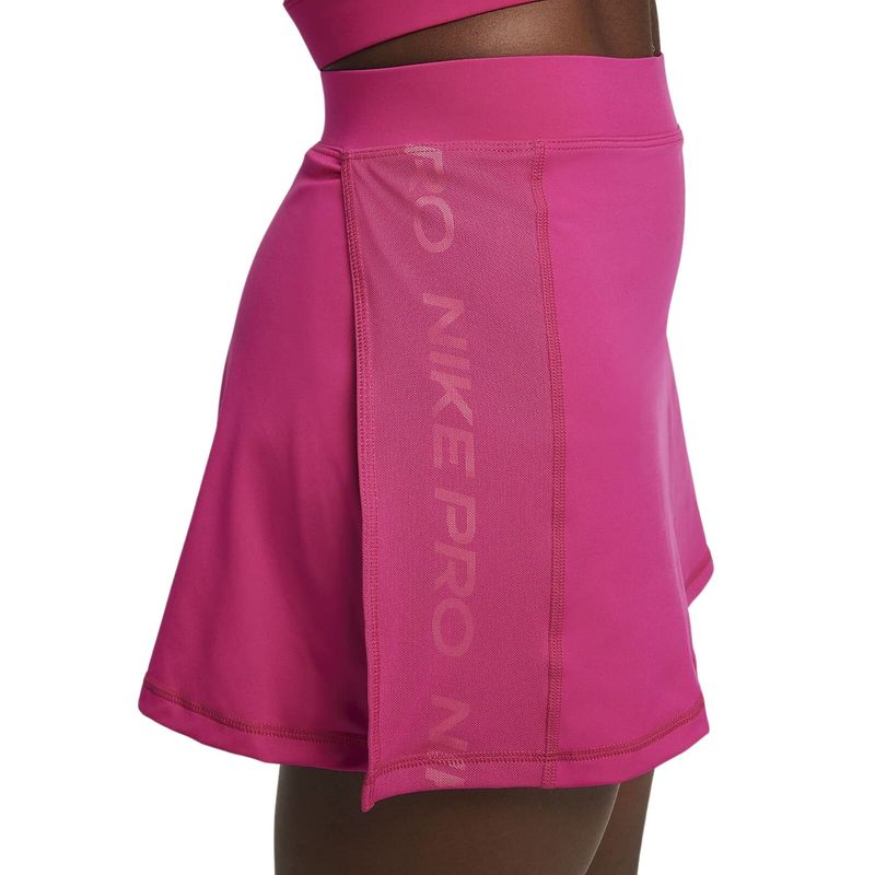 Saia Shorts Nike Pro Dri-Fit 3In Feminina - Rosa