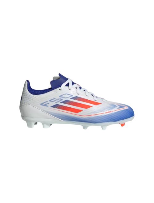 Chuteira Campo Adidas F50 League Infantil - Branca/Azul