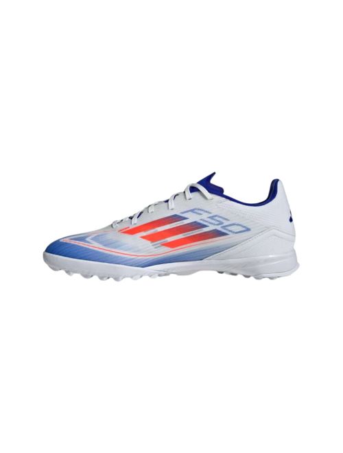 Chuteira Society Adidas F50 League Unissex - Branca/Azul