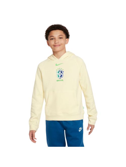 Blusão Brasil Nike CBF Sportswear Infantil - Amarelo