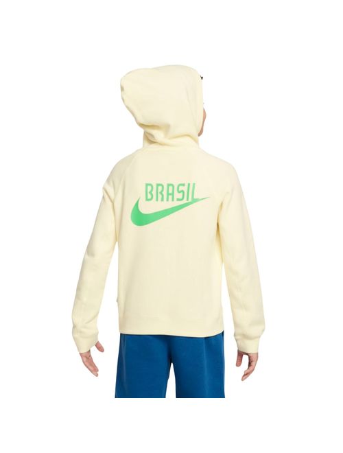 Blusão Brasil Nike CBF Sportswear Infantil - Amarelo
