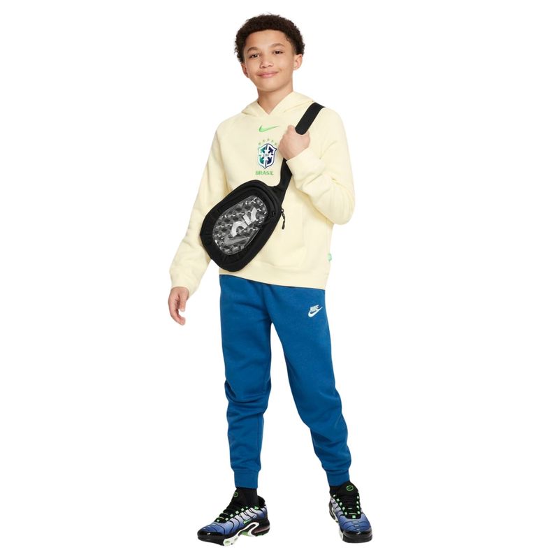 Blusão Brasil Nike CBF Sportswear Infantil - Amarelo