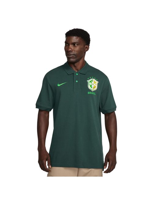 Camisa Polo Brasil I Nike CBF Sportswear Matchup Masculina - Verde