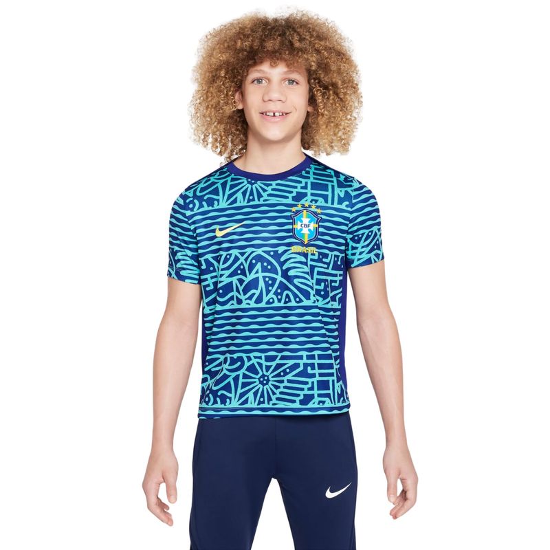 Camisa-Brasil-Nike-CBF-Pre-Jogo-Academy-Pro-Infantil---Azul