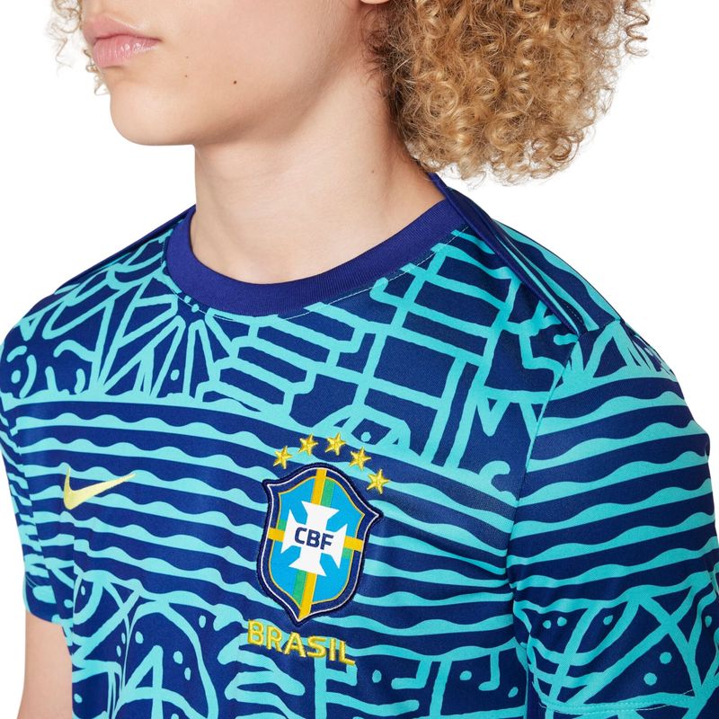 Camisa-Brasil-Nike-CBF-Pre-Jogo-Academy-Pro-Infantil---Azul