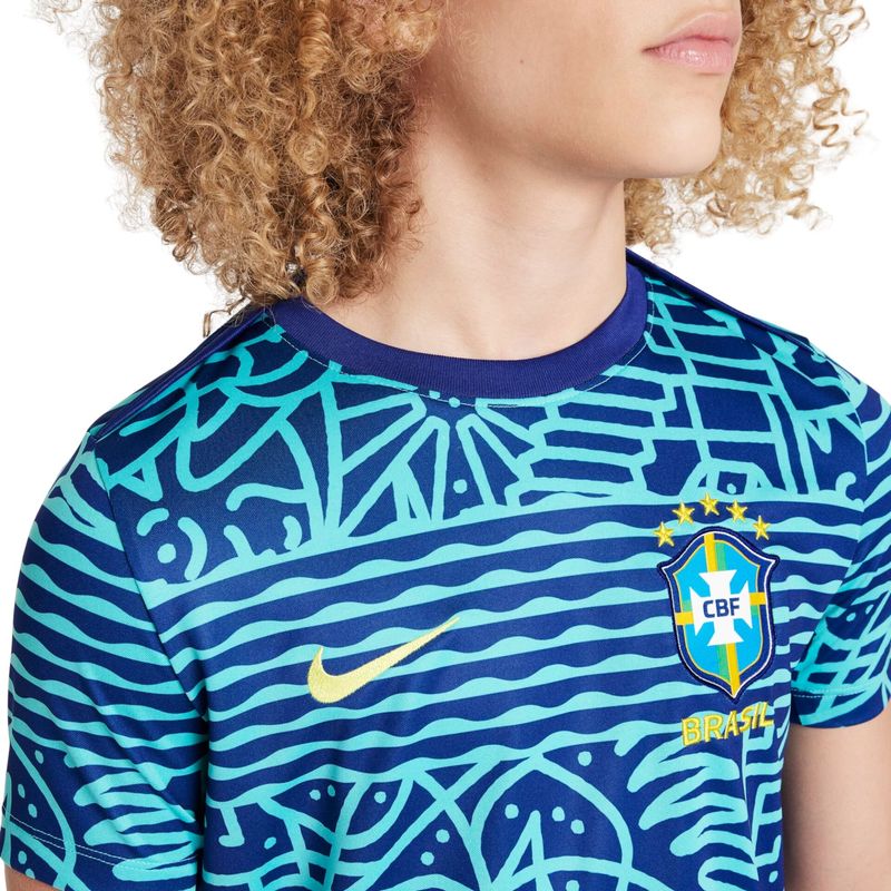 Camisa-Brasil-Nike-CBF-Pre-Jogo-Academy-Pro-Infantil---Azul