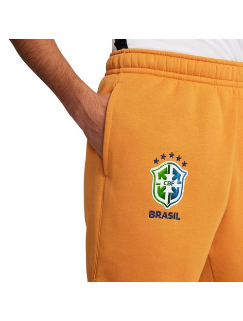 Calça Brasil Nike CBF Sportswear Club Masculina - Laranja