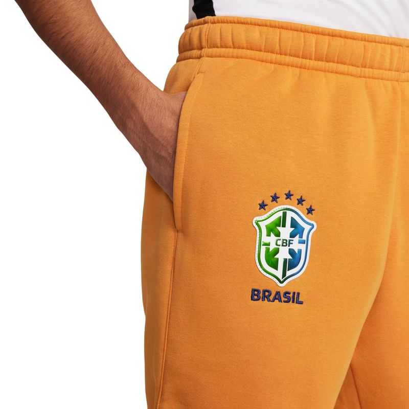 Calça Brasil Nike CBF Sportswear Club Masculina - Laranja
