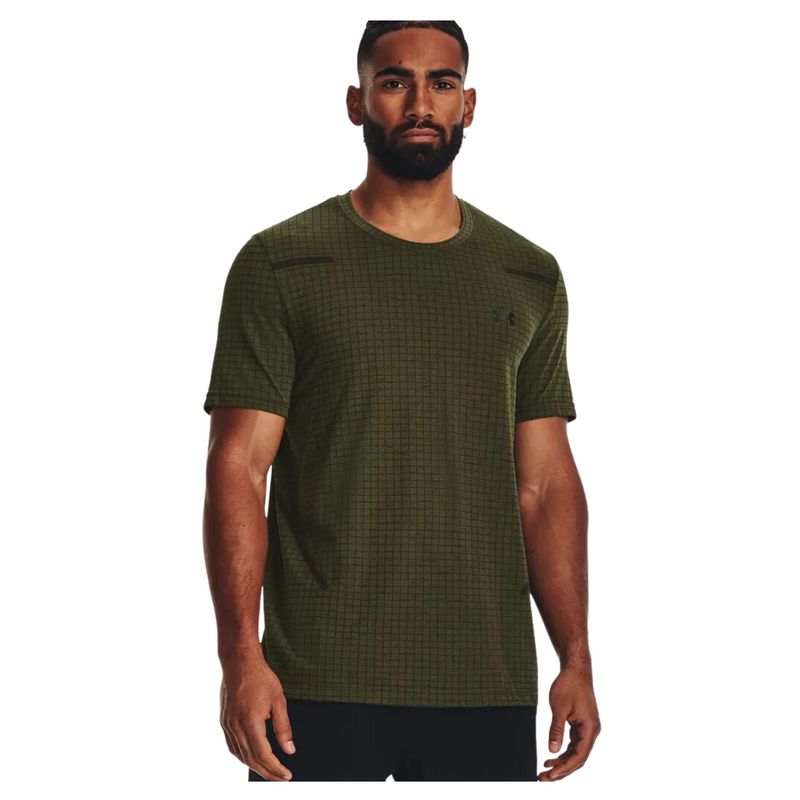 Camiseta-Under-Armour-Seamless-Grid-Masculina---Verde