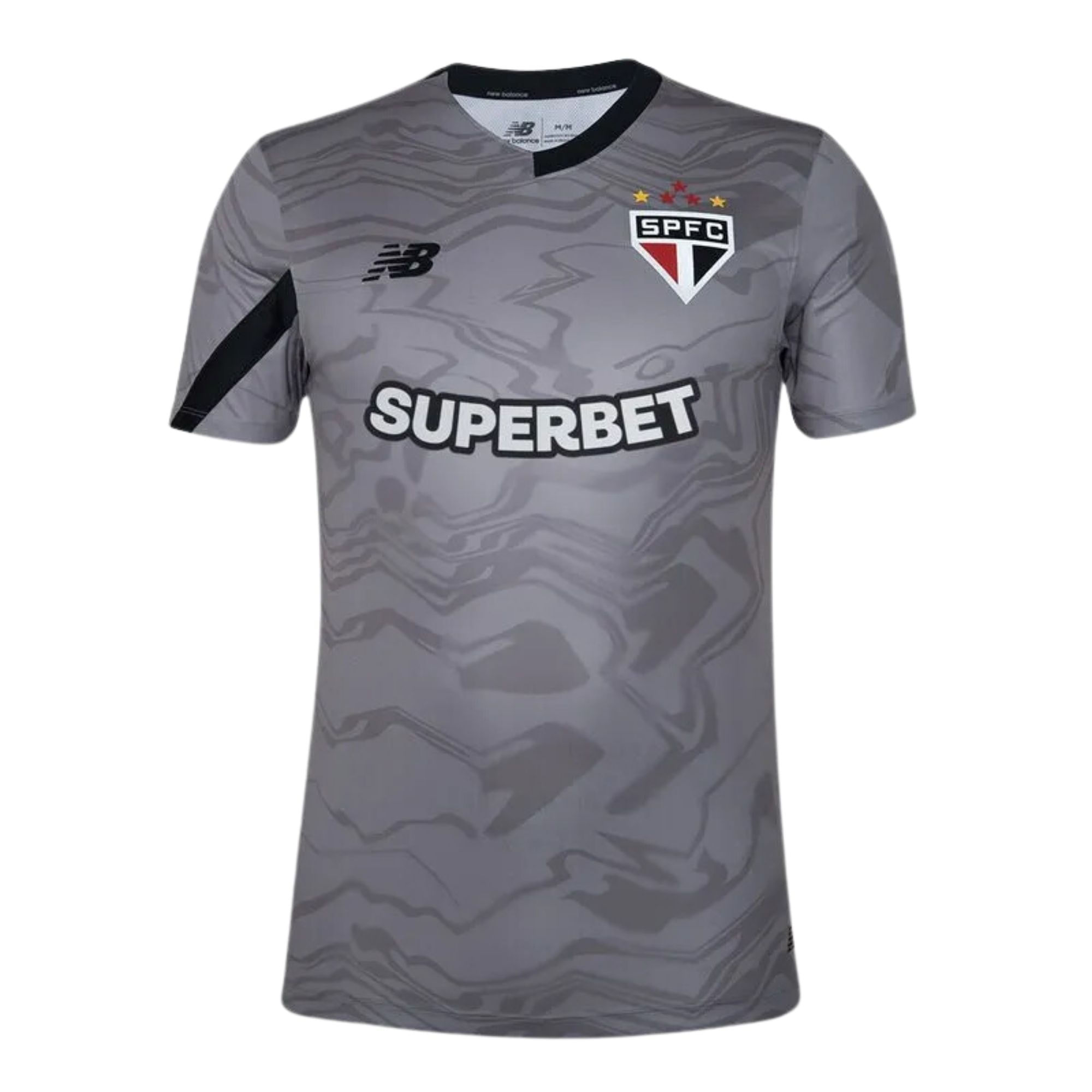 Camisa São Paulo II 2024 New Balance Goleiro Masculina - Cinza