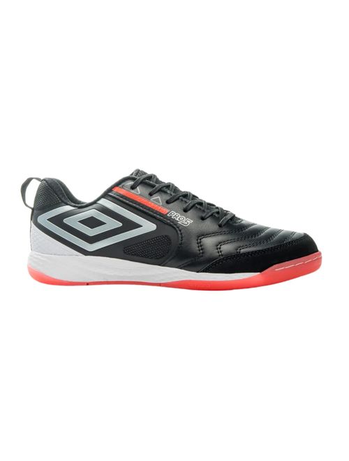 Chuteira Futsal Umbro Pro 5 Bump Masculina - Preta/Prata