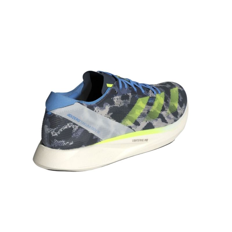 Tênis Adidas Adizero Takumi Sen 10 Masculino - Branco/Azul