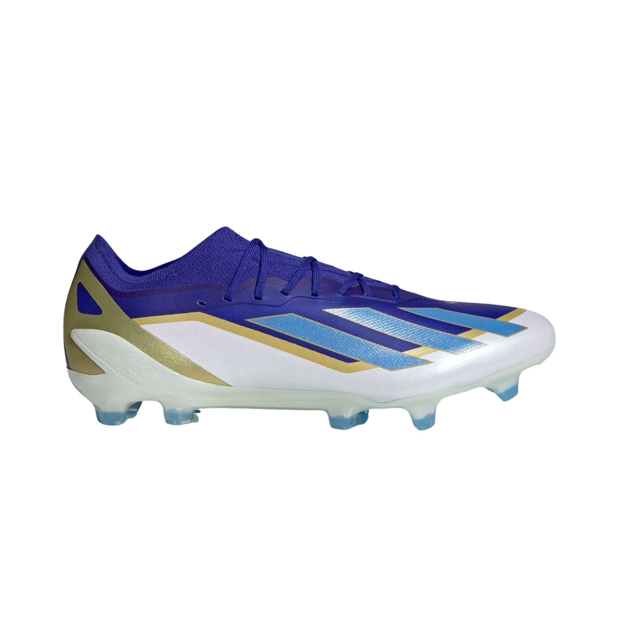 Chuteira Campo Adidas X Crazyfast Messi 23 Elite Masculina - Azul/Branco