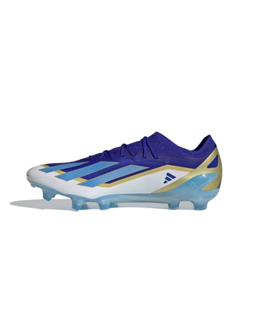 Chuteira Campo Adidas X Crazyfast Messi 23 Elite Masculina - Azul/Branco