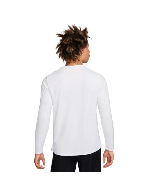 Camiseta Manga Longa Nike Dri-Fit UV Miler Masculina - Branca