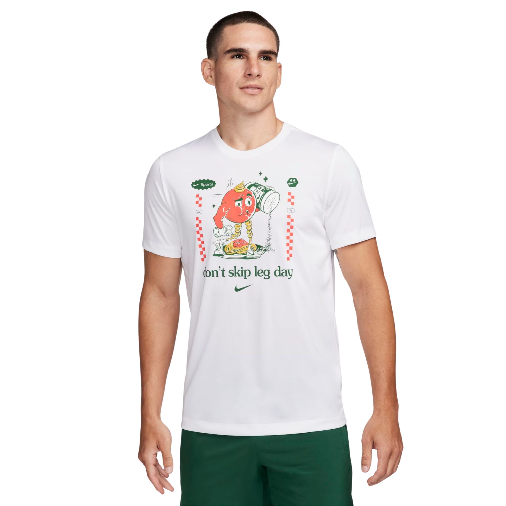 Camiseta Nike Dri-Fit Humor 2 Masculina - Branca